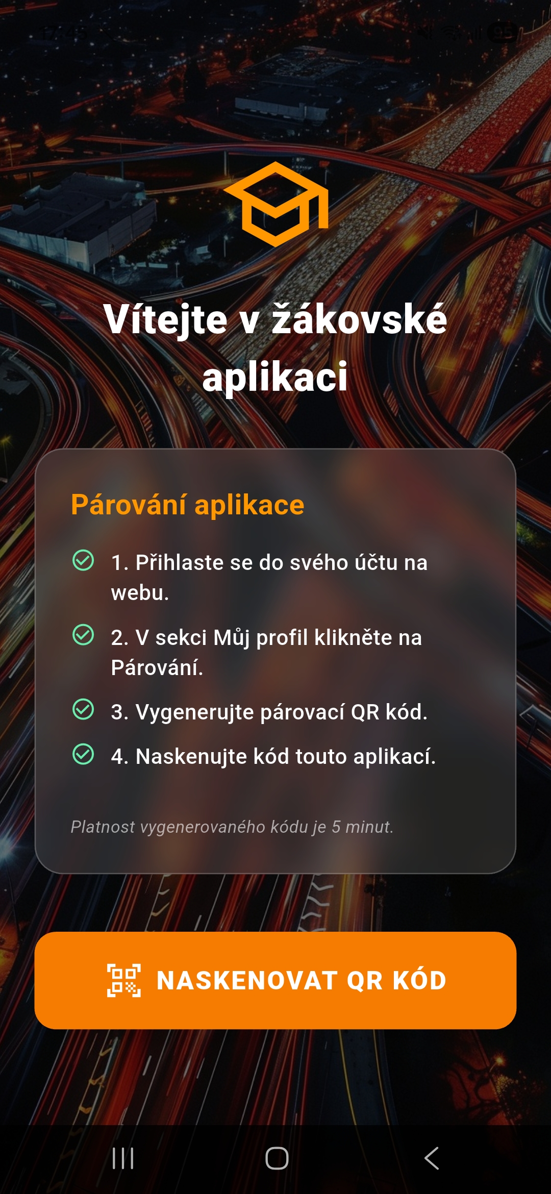 Mobilní aplikace pro žáky autoškoly